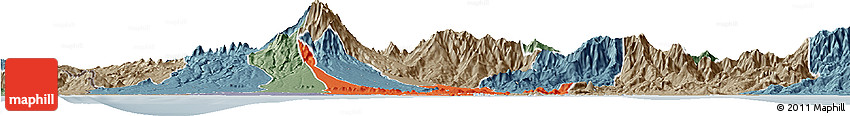 Political Horizon Map of David, semi-desaturated