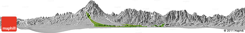 Satellite Horizon Map of David, lighten, desaturated