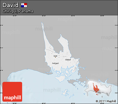 Gray Map of David, single color outside
