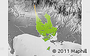 Physical Map of David, desaturated