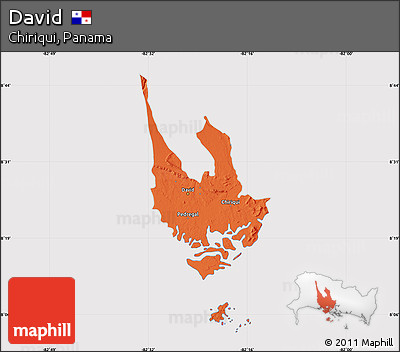 Political Map of David, cropped outside