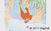 Political Map of David, lighten