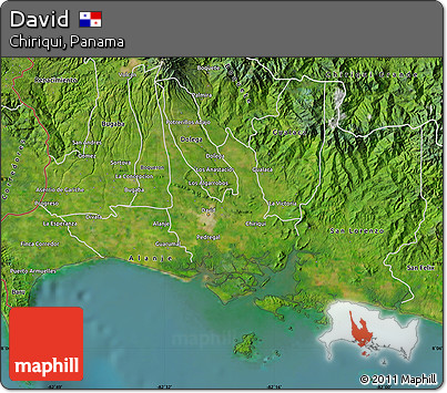 Satellite Map of David