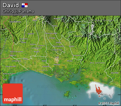 Satellite Map of David