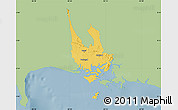 Savanna Style Map of David, single color outside