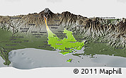 Physical Panoramic Map of David, darken, semi-desaturated