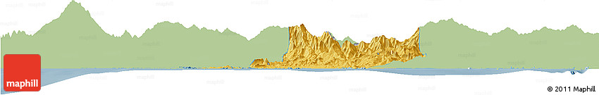 Savanna Style Horizon Map of San Lorenzo, single color outside