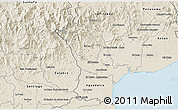 Shaded Relief 3D Map of Nata