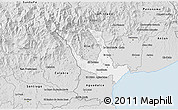 Silver Style 3D Map of Nata