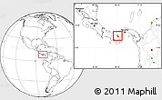 Blank Location Map of Nata