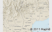 Shaded Relief Map of Nata