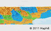 Political Panoramic Map of Nata