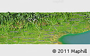 Satellite Panoramic Map of Nata