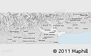 Silver Style Panoramic Map of Nata