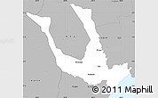Gray Simple Map of Nata
