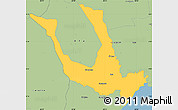 Savanna Style Simple Map of Nata