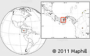 Blank Location Map of Ola, highlighted country, highlighted parent region, within the entire country