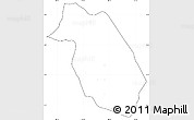 Blank Simple Map of Ola, cropped outside, no labels