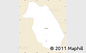 Classic Style Simple Map of Ola, single color outside