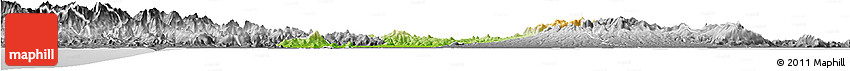 Physical Horizon Map of Penonome, desaturated