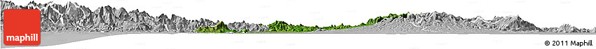 Satellite Horizon Map of Penonome, lighten, desaturated