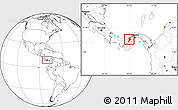 Blank Location Map of Penonome