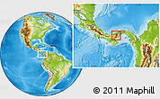 Physical Location Map of Penonome