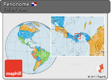 Political Location Map of Penonome