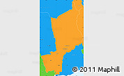 Political Simple Map of Penonome