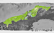 Physical 3D Map of Colon, darken, desaturated