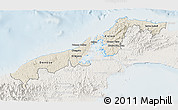 Shaded Relief 3D Map of Colon, lighten