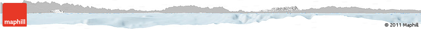Gray Horizon Map of Colon, single color outside