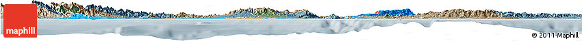 Political Horizon Map of Colon, semi-desaturated