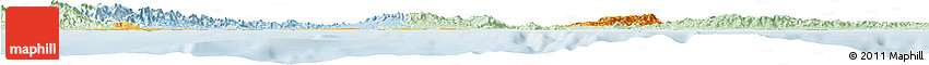 Political Shades Horizon Map of Colon, lighten