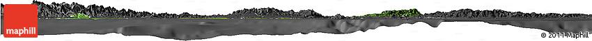 Satellite Horizon Map of Colon, darken, desaturated