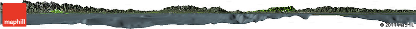 Satellite Horizon Map of Colon, darken, semi-desaturated