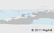 Gray Panoramic Map of Colon, single color outside