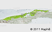 Physical Panoramic Map of Colon, lighten, semi-desaturated