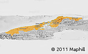 Political Shades Panoramic Map of Colon, lighten, desaturated