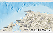 Shaded Relief 3D Map of Portobelo