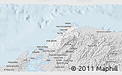 Silver Style 3D Map of Portobelo