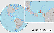 Gray Location Map of Portobelo