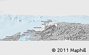 Gray Panoramic Map of Portobelo