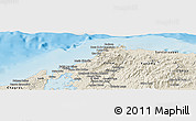 Shaded Relief Panoramic Map of Portobelo