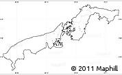 Blank Simple Map of Colon, cropped outside, no labels