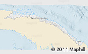 Classic Style 3D Map of Comarca de San Blas, single color outside