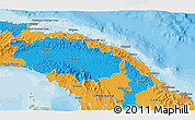 Political 3D Map of Comarca de San Blas