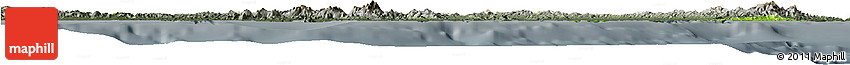 Physical Horizon Map of Comarca De San Blas, darken, semi-desaturated