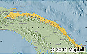 Savanna Style Map of Comarca de San Blas