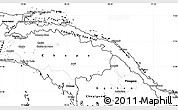 Blank Simple Map of Comarca de San Blas